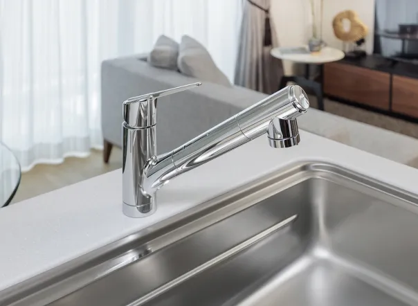 浄水器一体型シャワー水栓