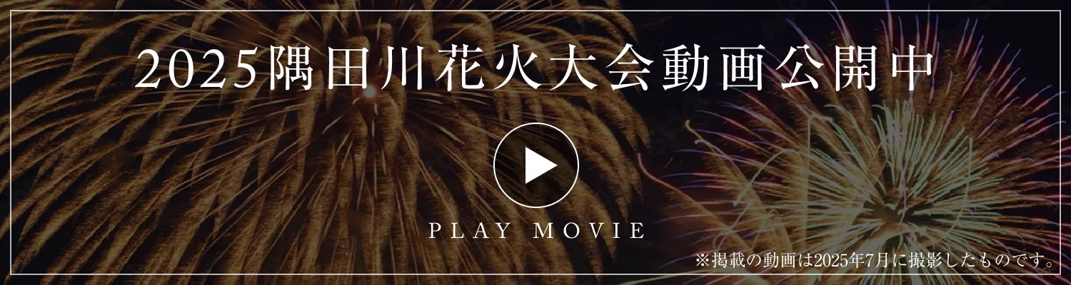 隅田川花火大会動画公開中