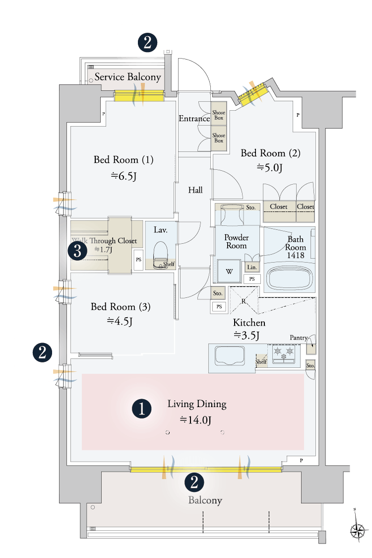 Aタイプ 間取り図