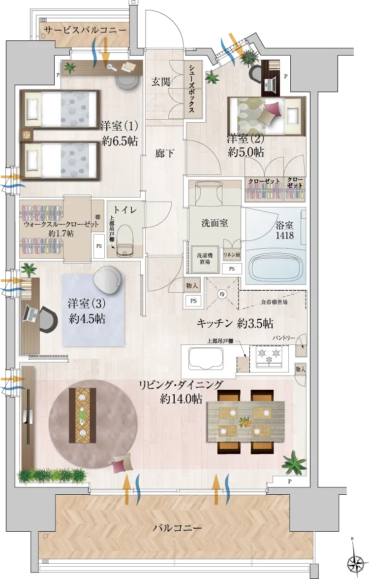 Aタイプ 間取り図