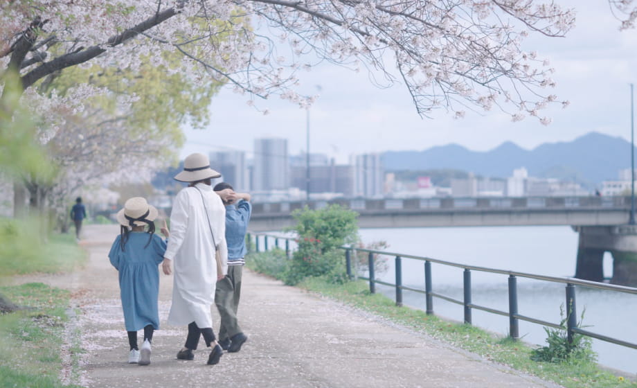 元安川河畔
