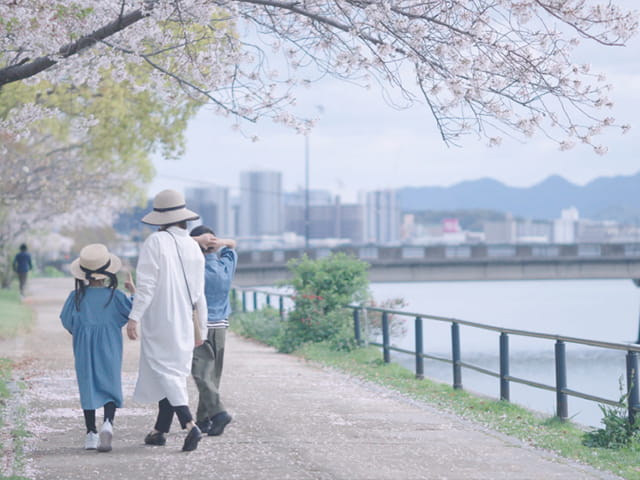 元安川河畔