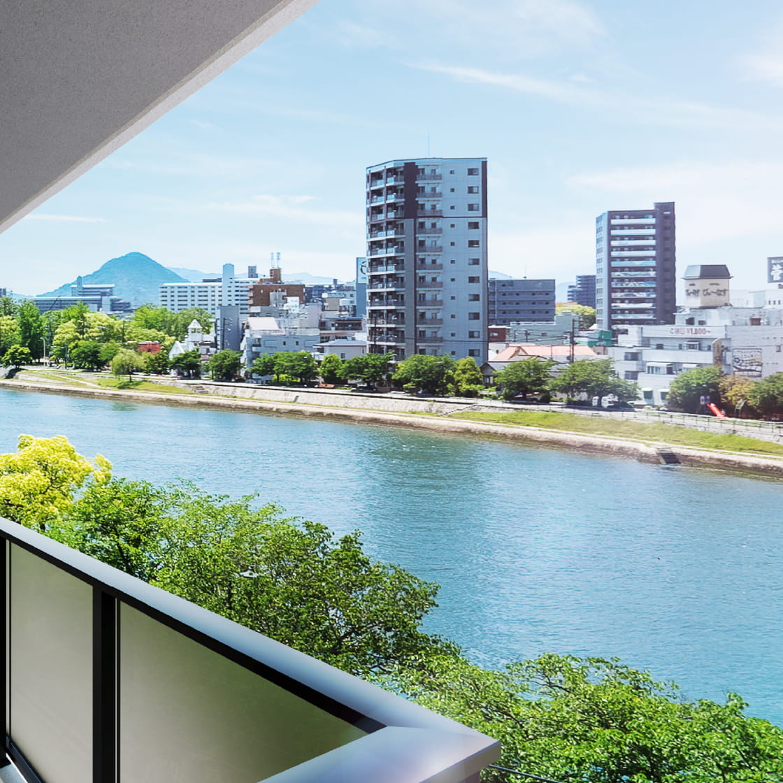 バルコニー完成予想図