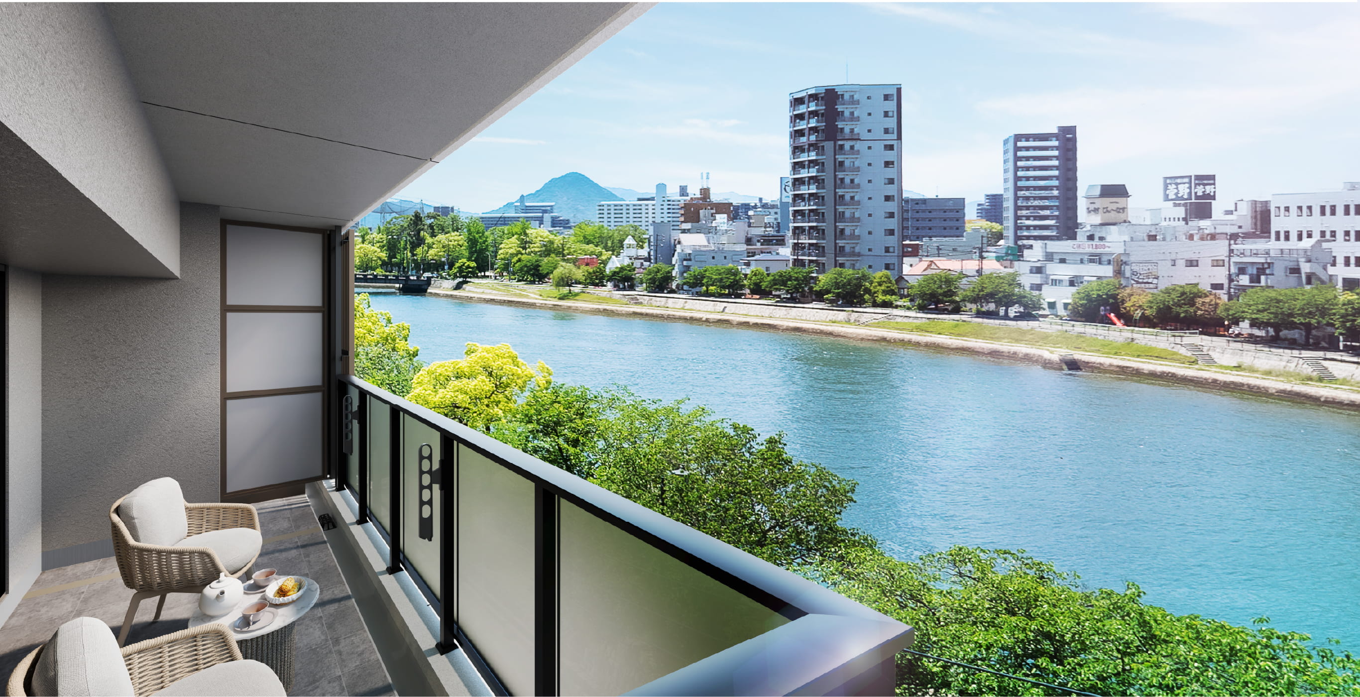 バルコニー完成予想図