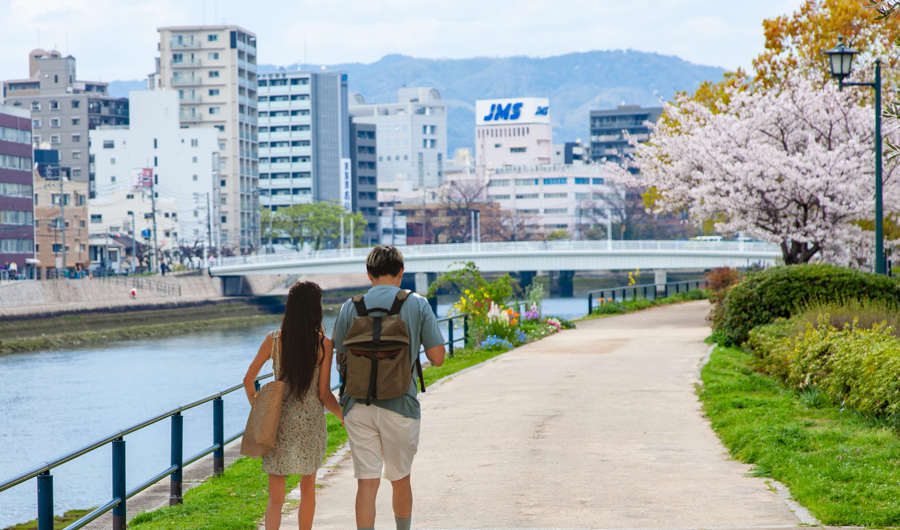 元安川河畔