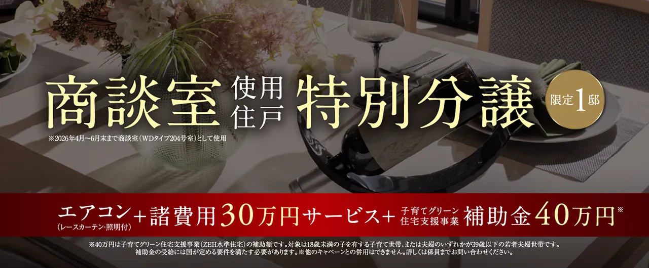 商談室使用住戸特別分譲