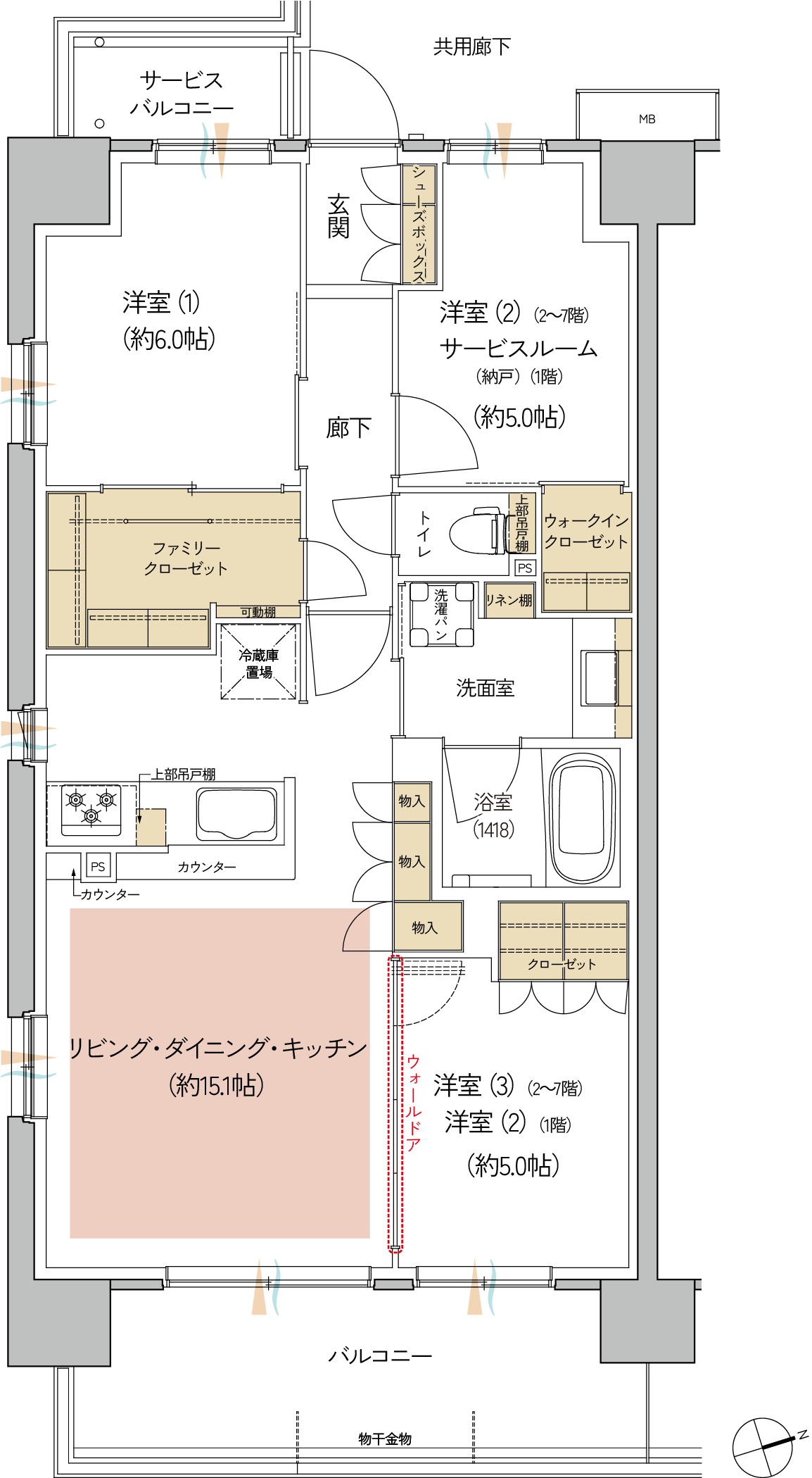 Aタイプ間取り