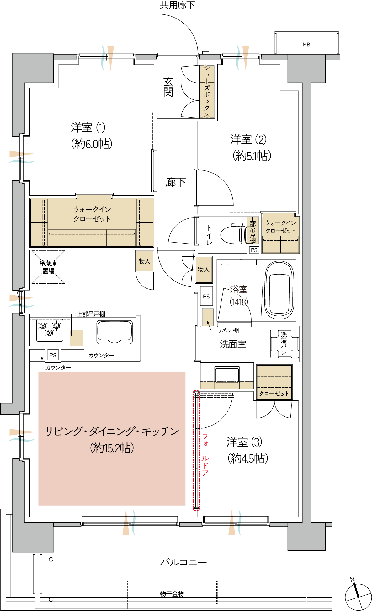 Eタイプ間取り