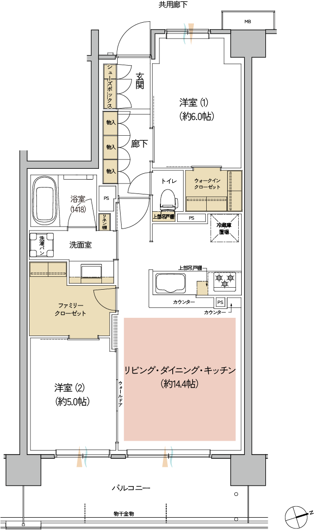 Cタイプ間取り