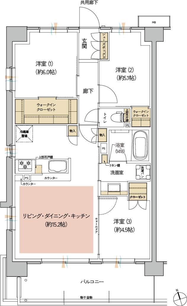 Eタイプ間取り