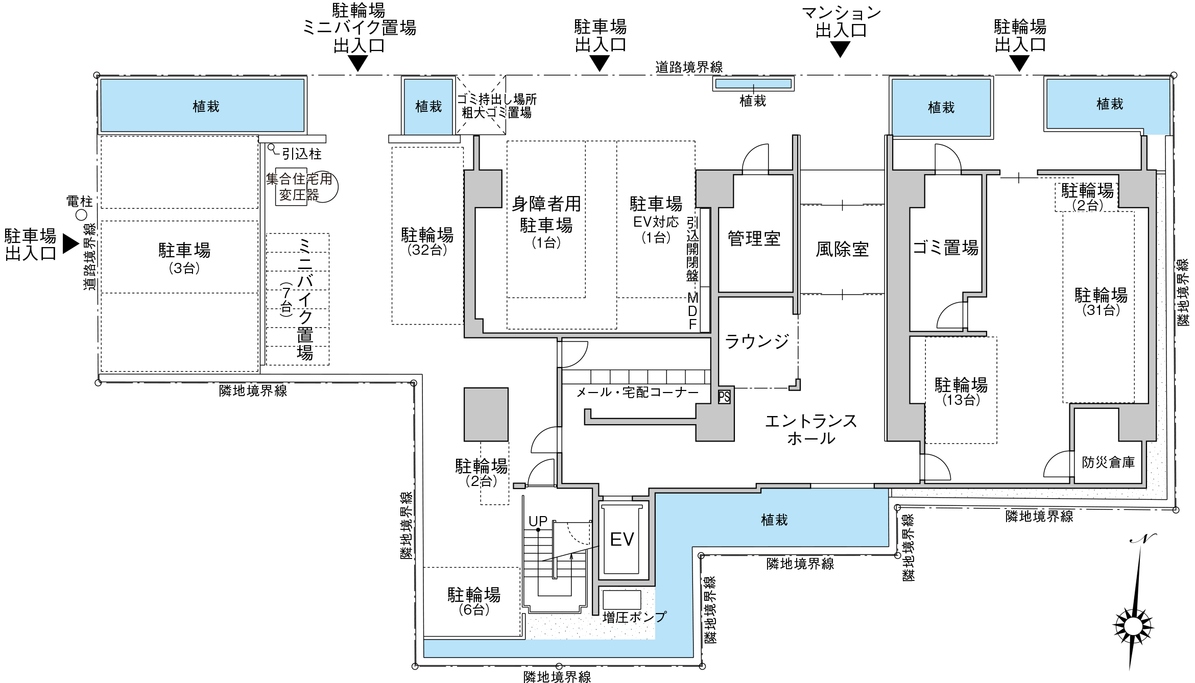 1階平面図