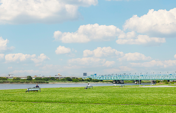 荒川沿い