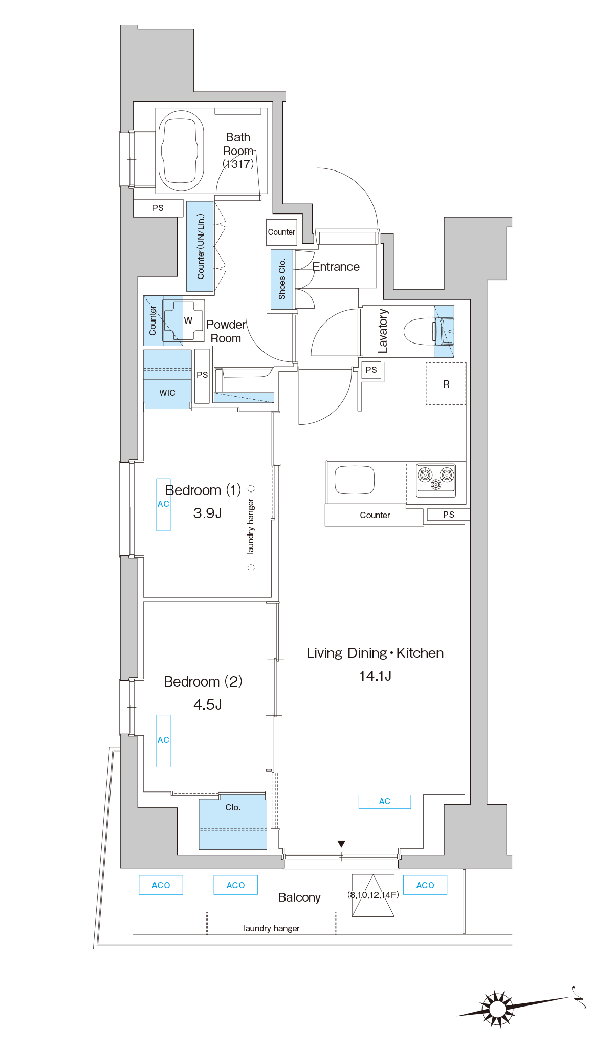 Gtype 間取り図