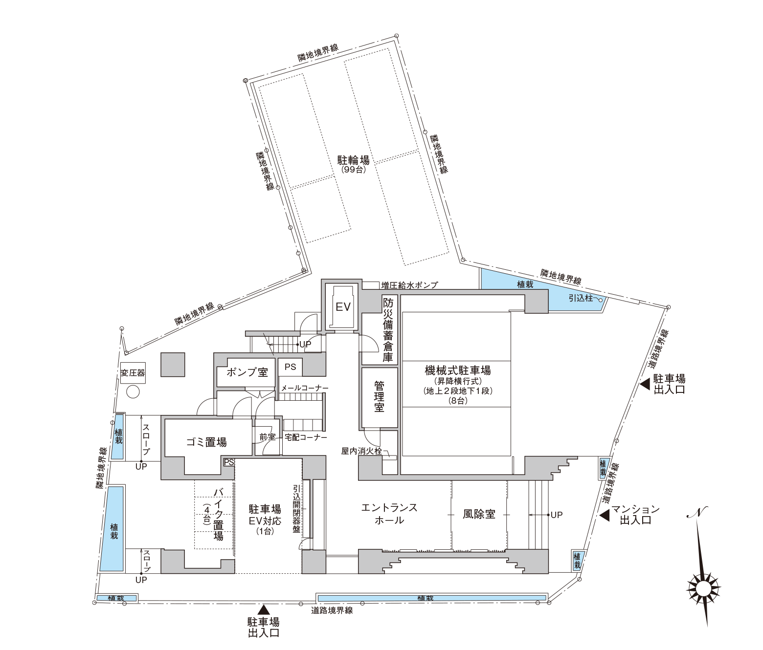 1階平面図