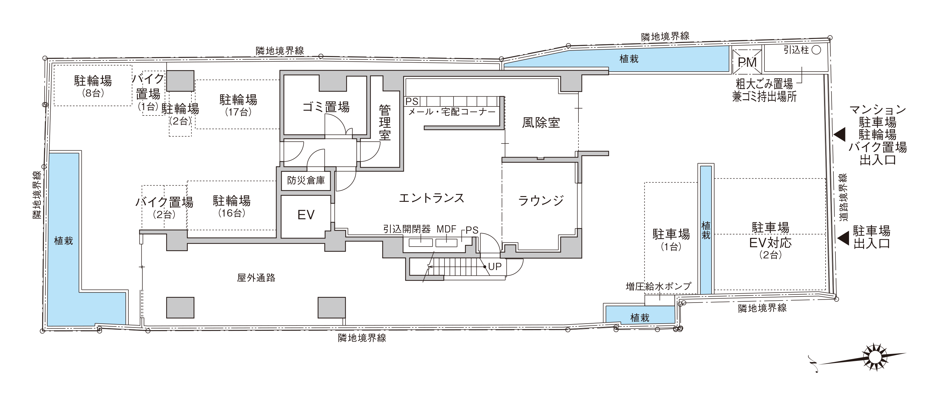 1階平面図