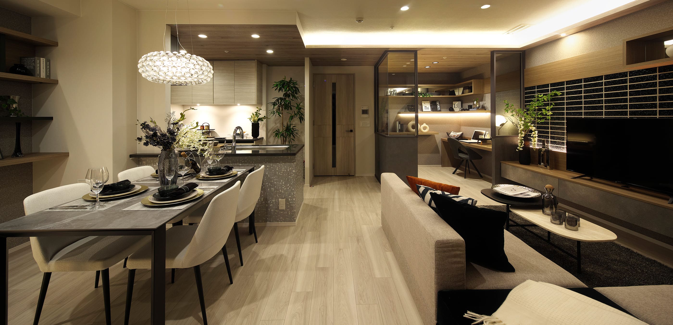 LIVING-DINING KITCHEN DEN
