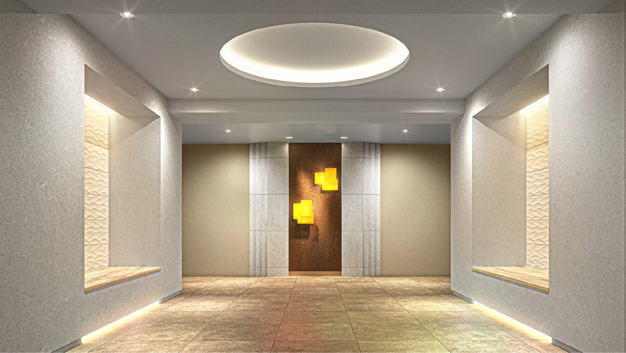 エントランスホール完成予想CG