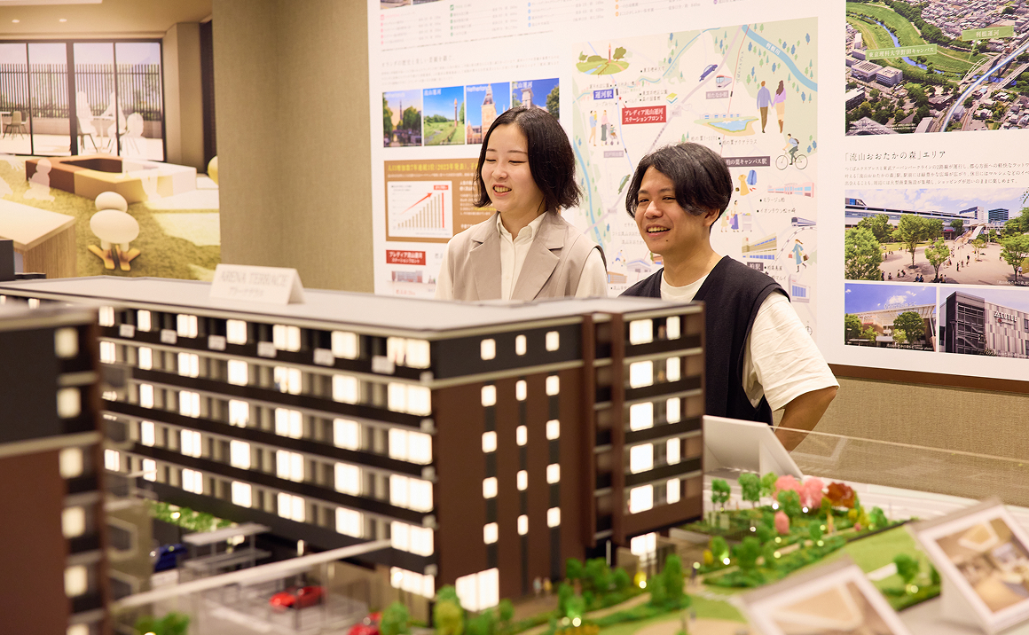 マンションギャラリー 模型コーナー