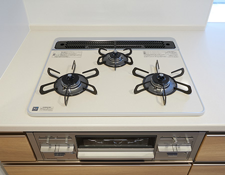 3口コンロ