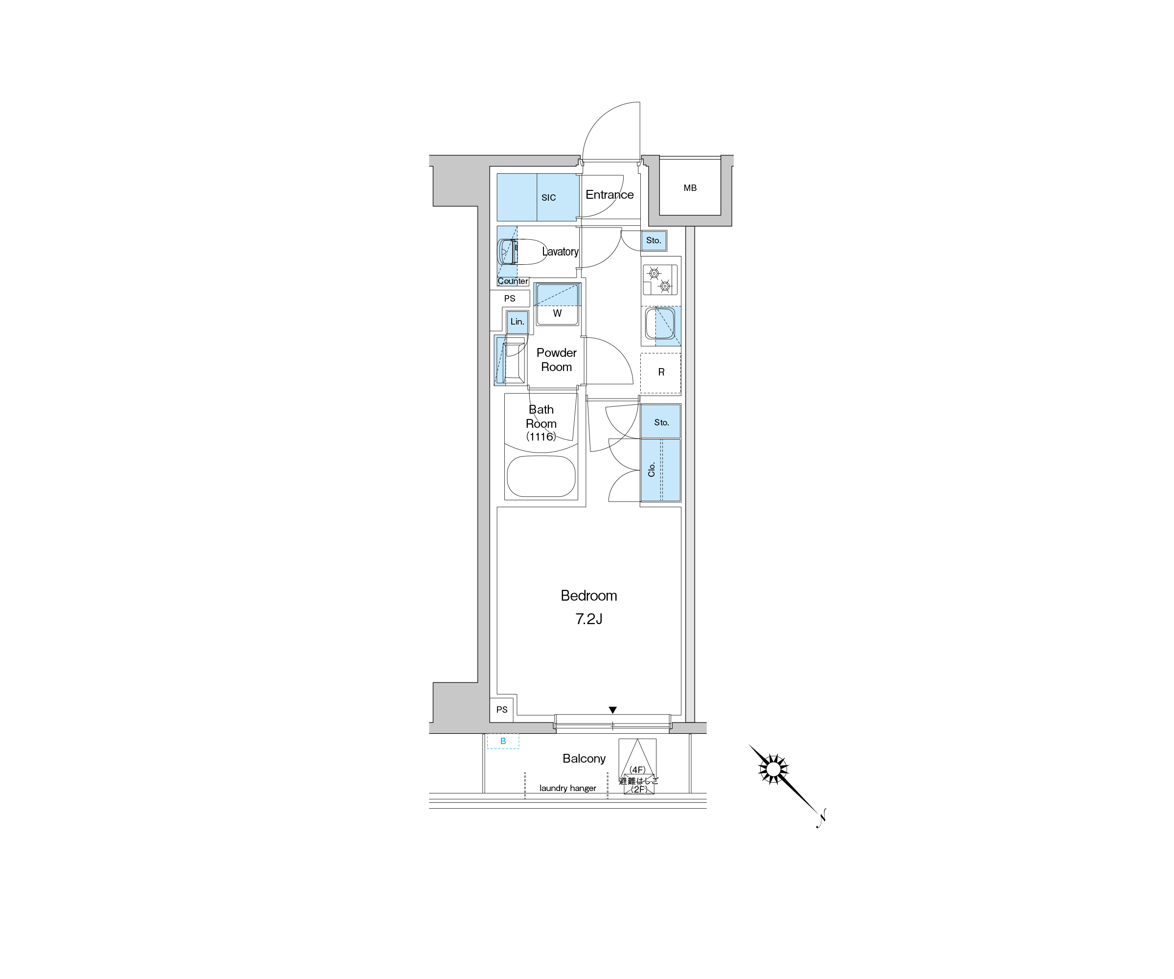 G1type 間取り図