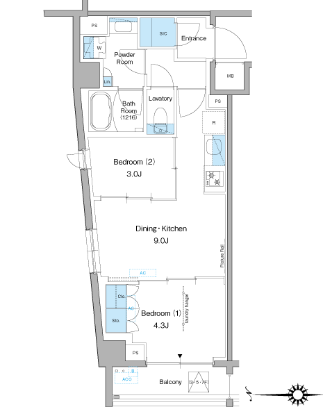Atype 間取り図
