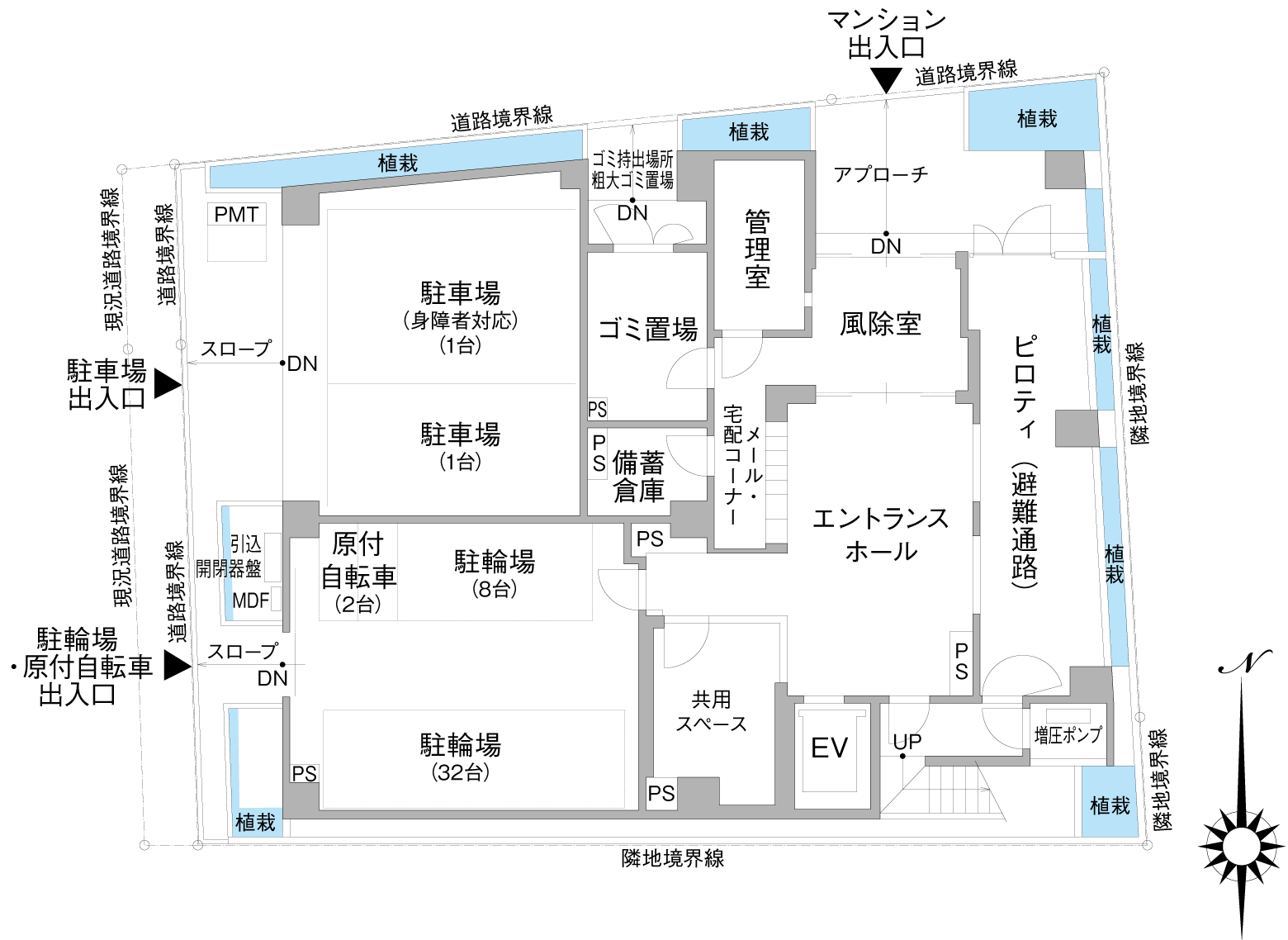 1階平面図