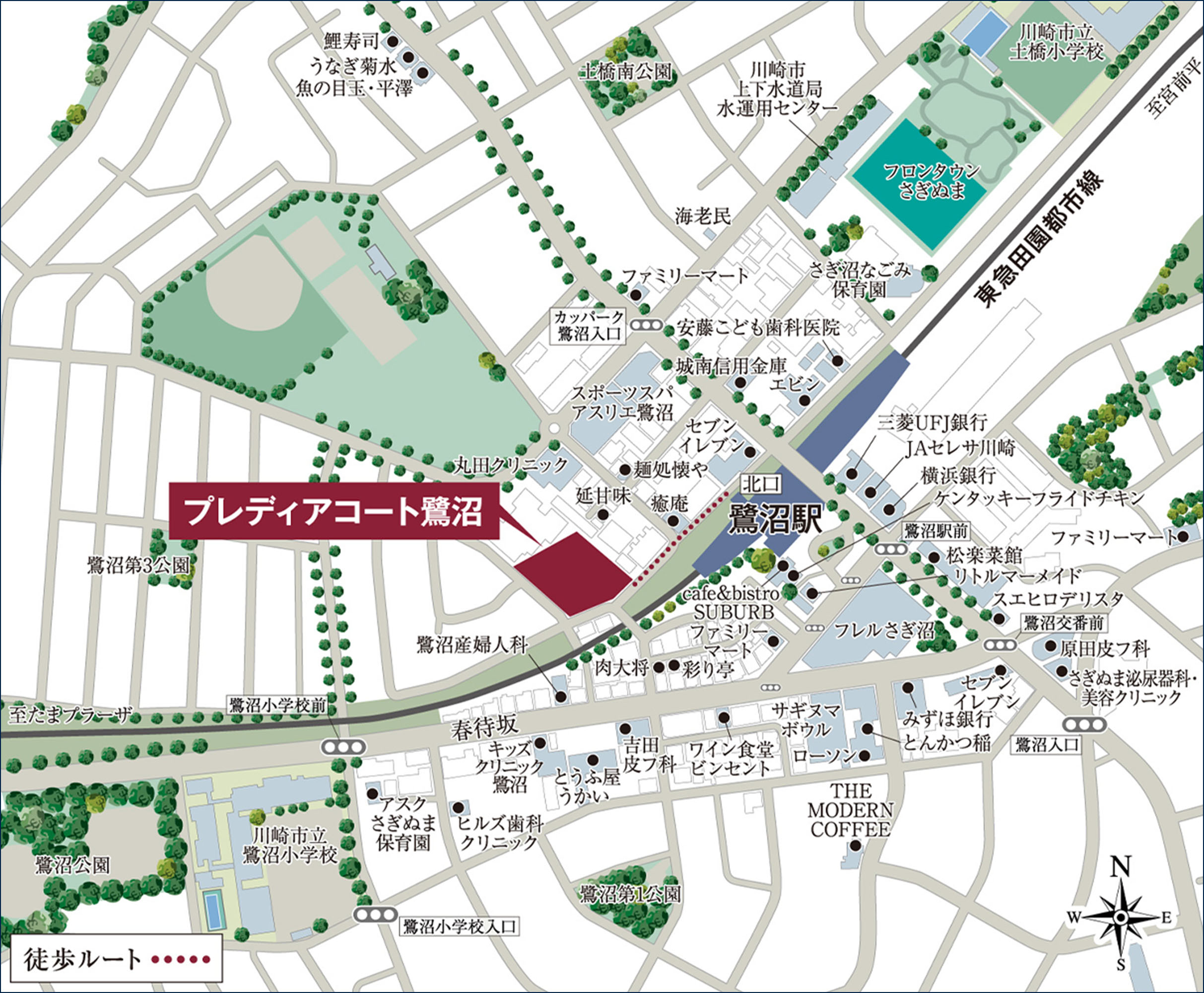 現地周辺図