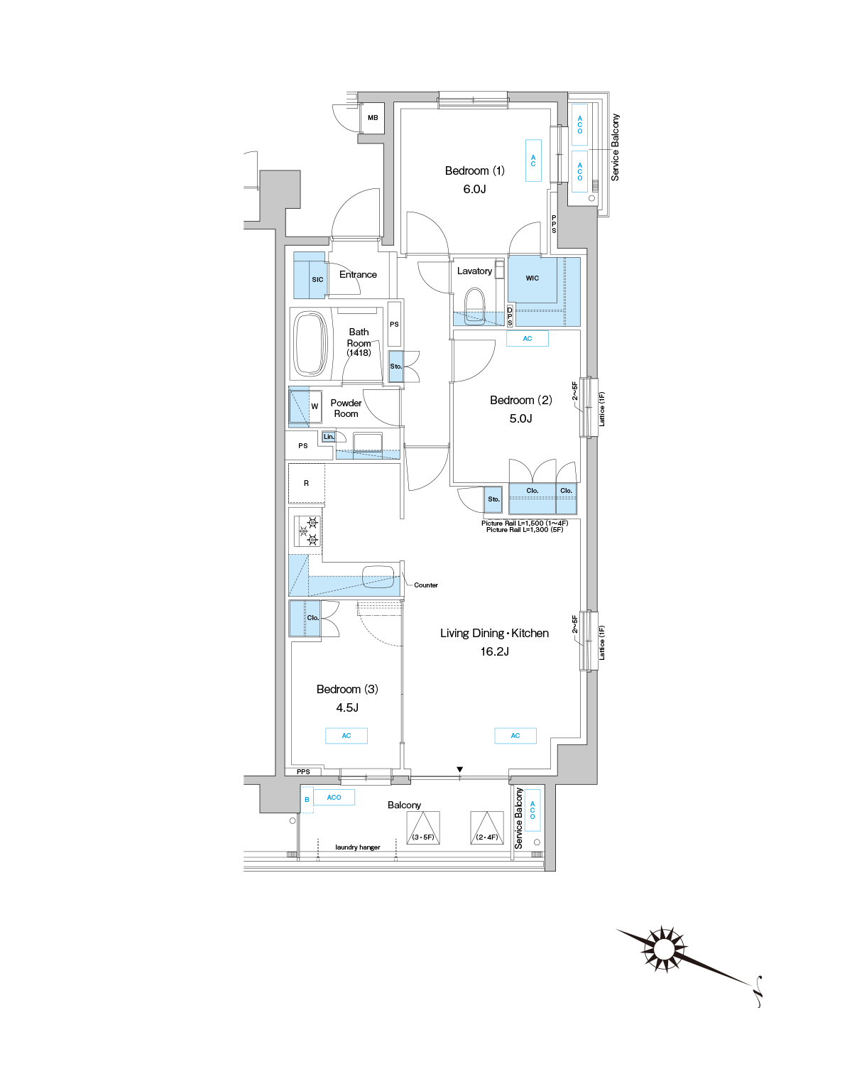 Gtype 間取り図
