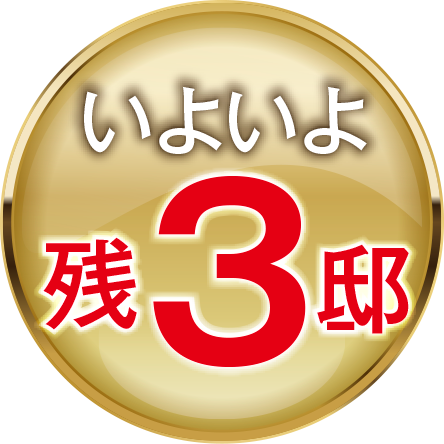 いよいよ残3邸