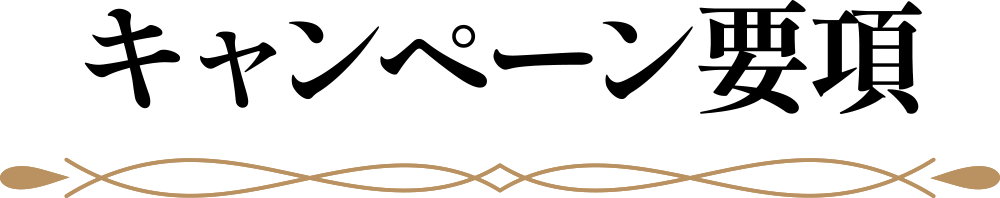 キャンペーン要項