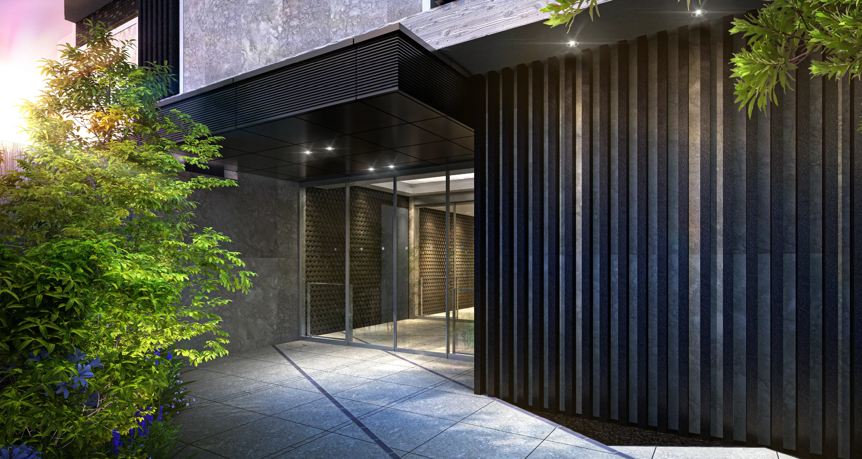 エントランスアプローチ完成予想CG